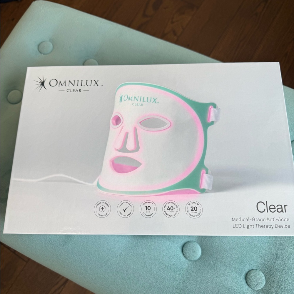 Omnilux- Clear LED Mask- brand new -sealed
